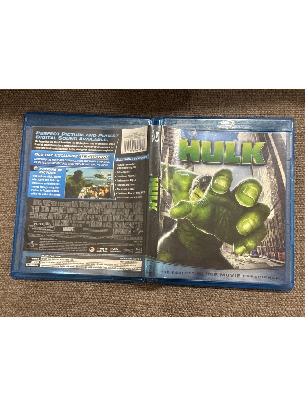 Hulk Blu-ray